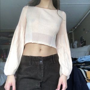 Zara peasant sweater